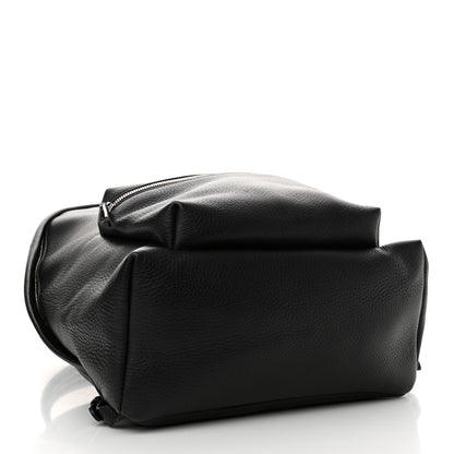 Balenciaga Calfskin Logo Small Everyday Backpack Black White 4 of 14