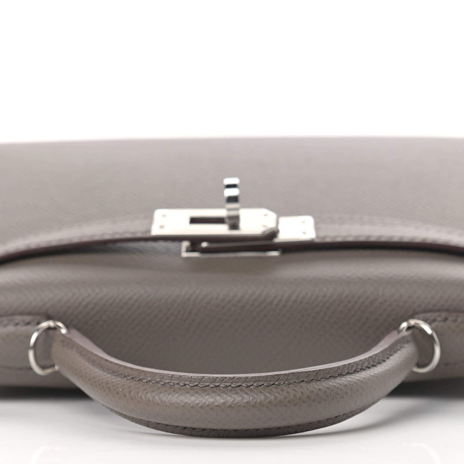 Hermes Epsom Mini Kelly Sellier 20 Etain 8 of 30