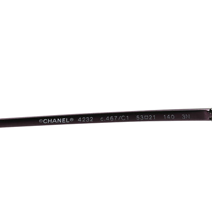 Chanel Metal Winter Round Sunglasses 4232 Bordeaux 5 of 7