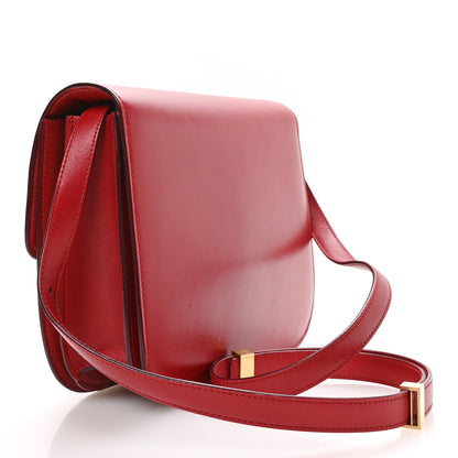 Celine Box Calfskin Medium Classic Box Flap Bag Red 3 of 11