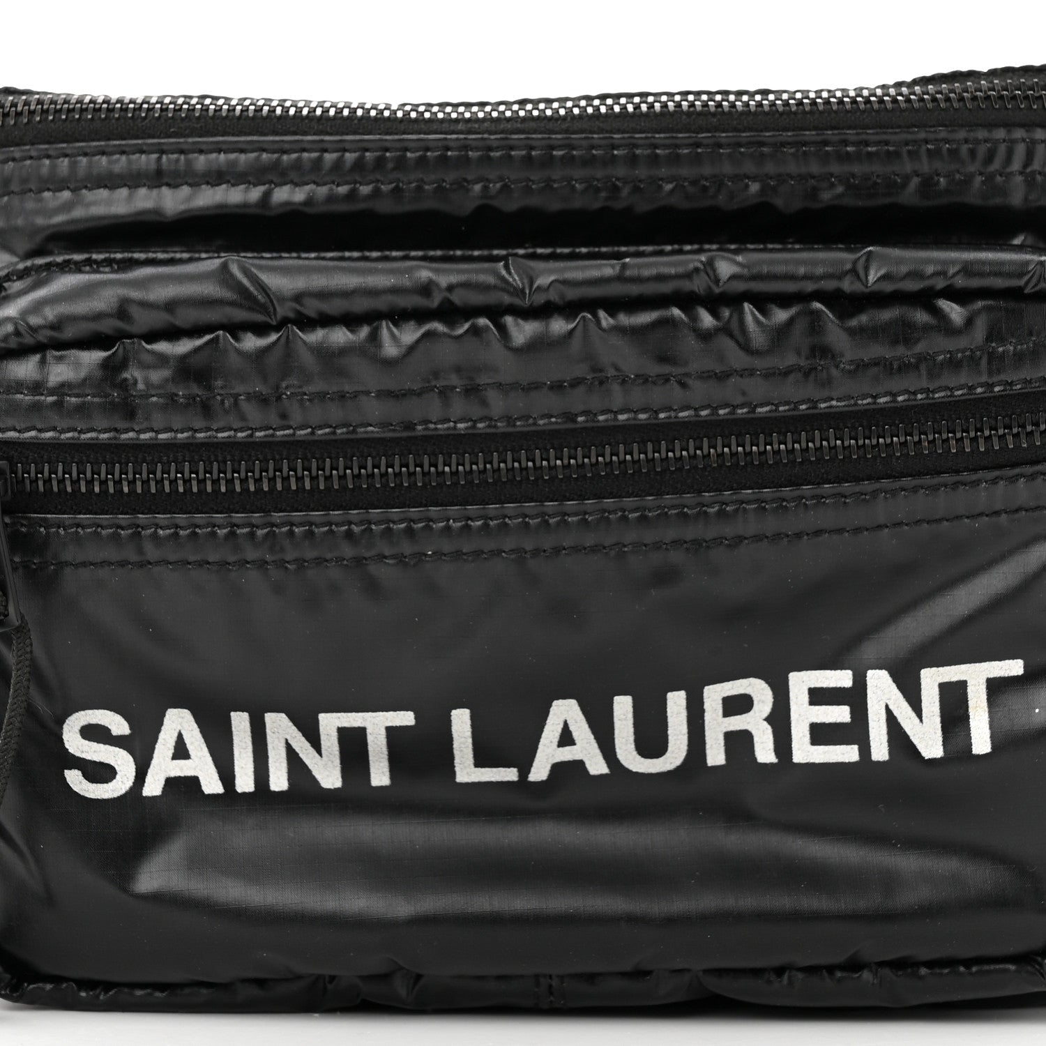 Saint Laurent Nylon Logo Nuxx Body Belt Bag Black 8 of 10