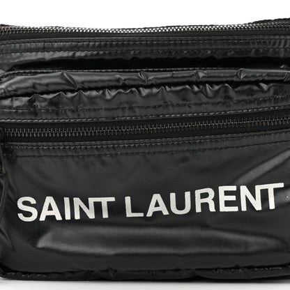 Saint Laurent Nylon Logo Nuxx Body Belt Bag Black 8 of 10