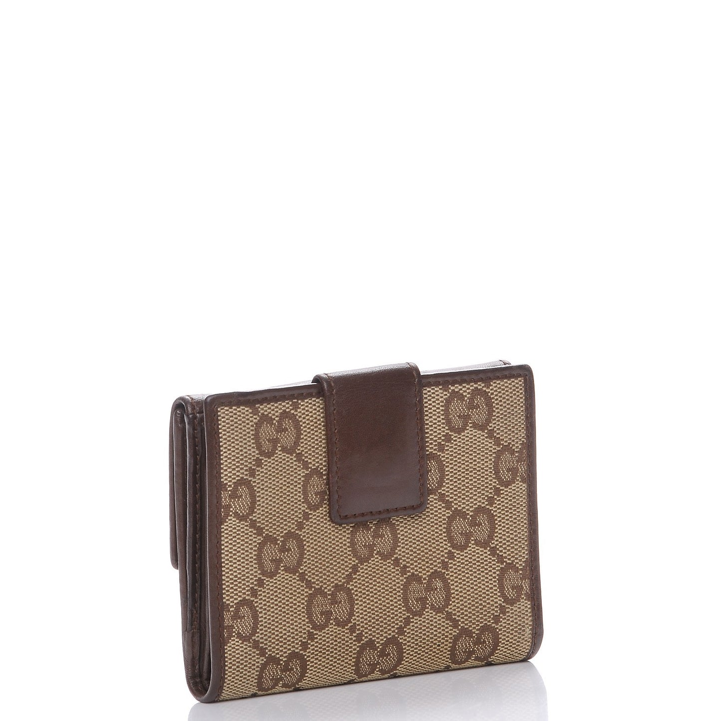 Monogram Compact Wallet Dark Brown