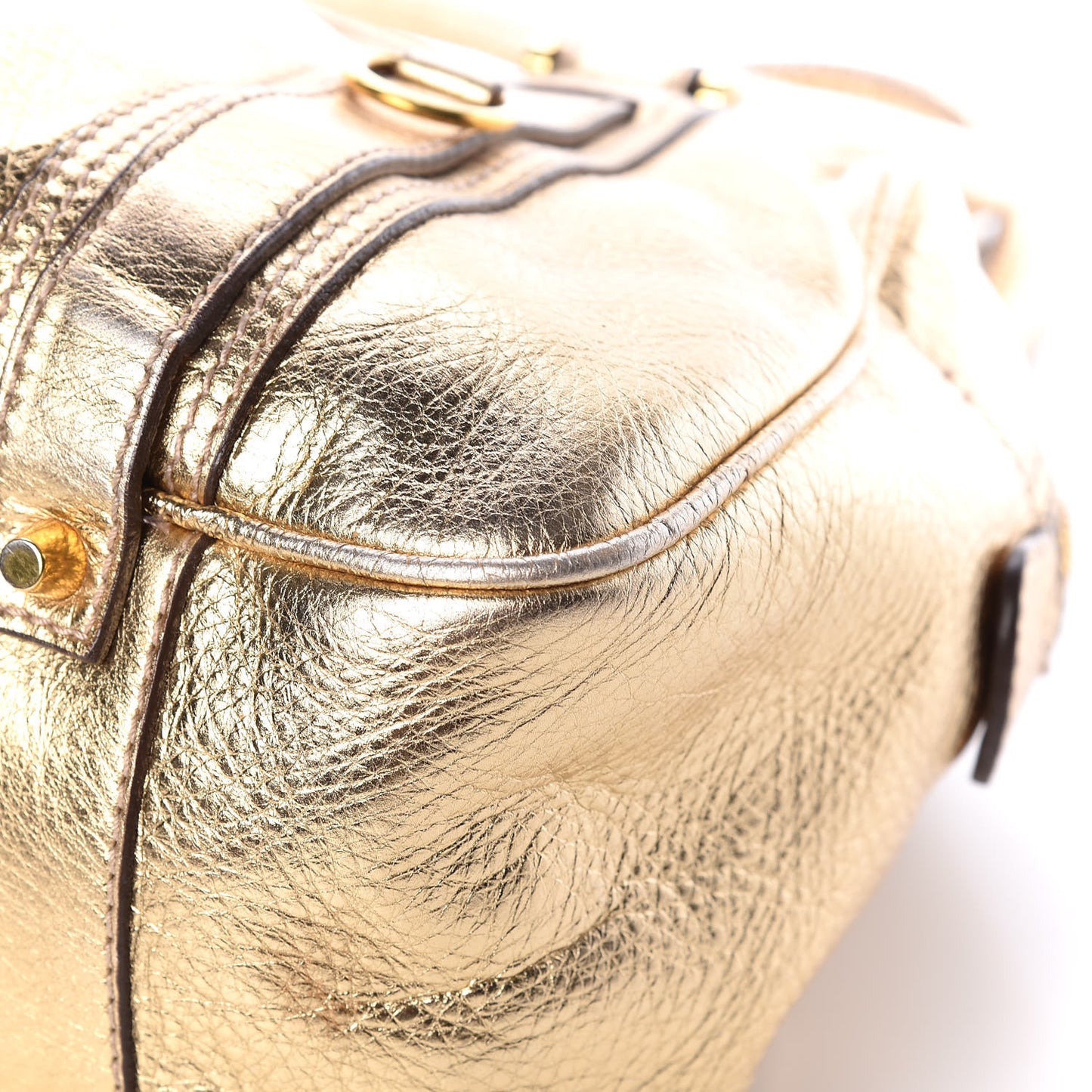 Metallic Calfskin Ashbury Gold