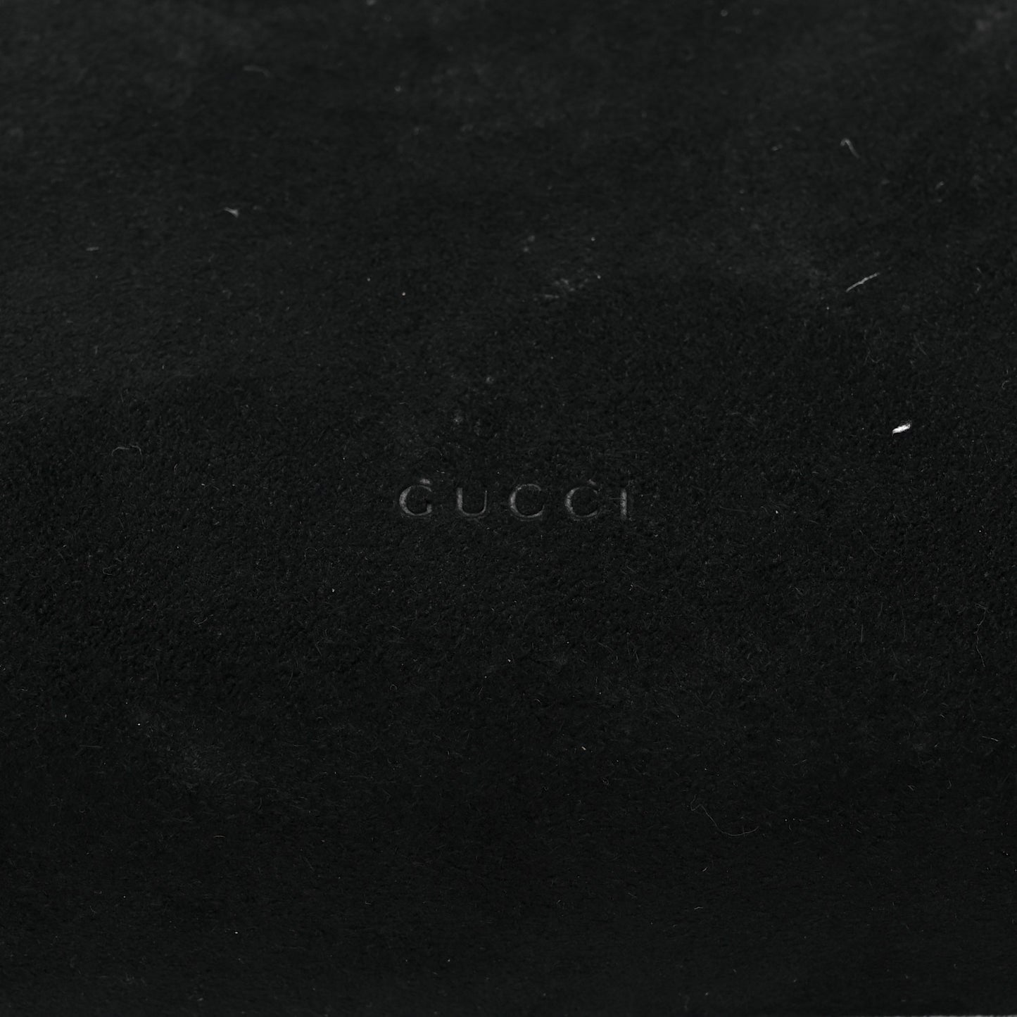 Suede Mini Dionysus Chain Wallet Black