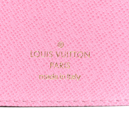 Louis Vuitton Monogram 2023 Christmas Animation Alpine Victorine Wallet Wisteria Pink 6 of 7