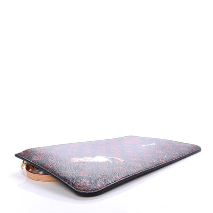 Louis Vuitton Catogram Neverfull MM GM Pochette Marron 4 of 7