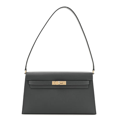 Hermes Madame Calfskin Kelly Elan Gris Meyer 1 of 11
