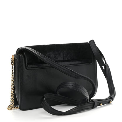 Chloe Suede Calfskin Small Faye Shoulder Bag Black 3 of 25