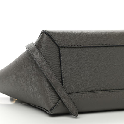 Celine Grained Calfskin Micro Belt Bag Grey 9 of 10