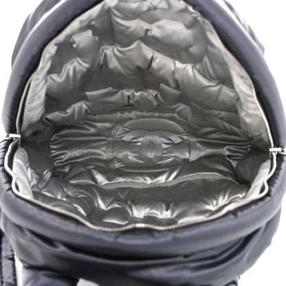 Chanel Nylon Embossed Small Doudoune Backpack Navy 4 of 9