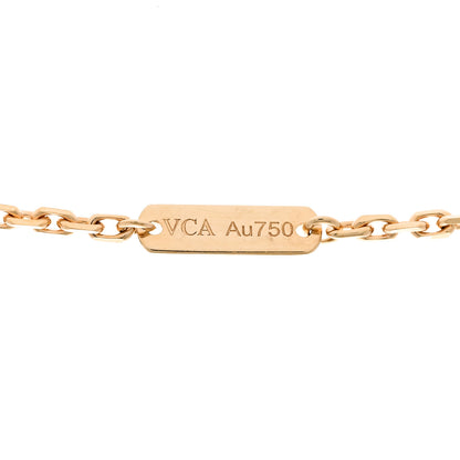 Van Cleef & Arpels 18K Yellow Gold Zodiac Virgo Pendant Necklace 4 of 6