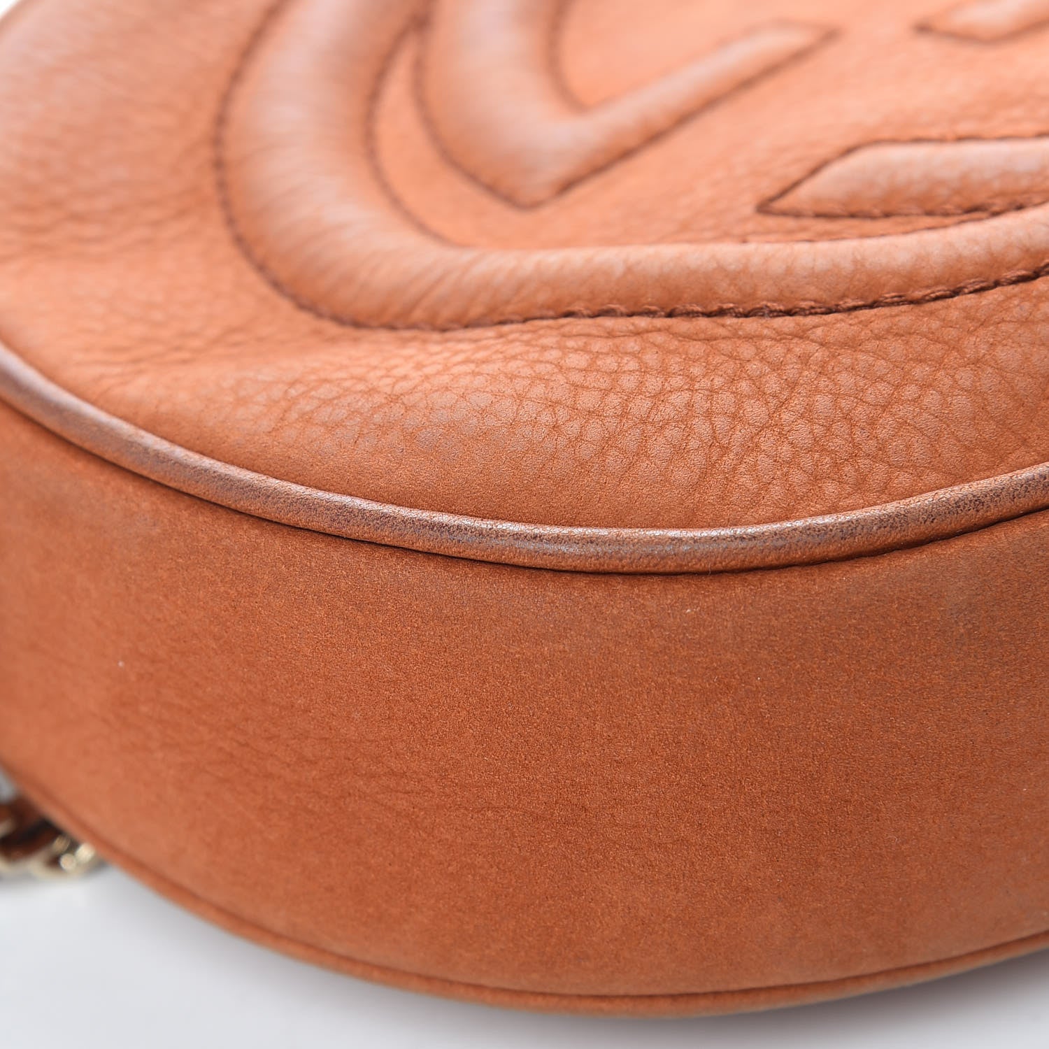 Gucci Vitello Range Mini Soho Chain Bag Old Whisky 9 of 23