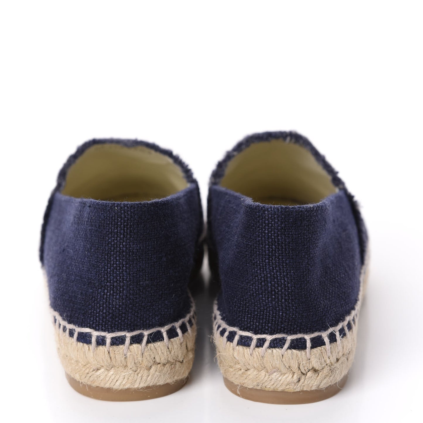 Linen CC Espadrilles 37 Blue Black