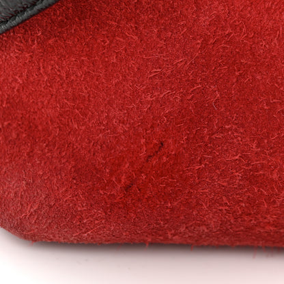 Gucci Suede Patent Web GG Small Ophidia Dome Shoulder Bag Hibiscus Red 12 of 16