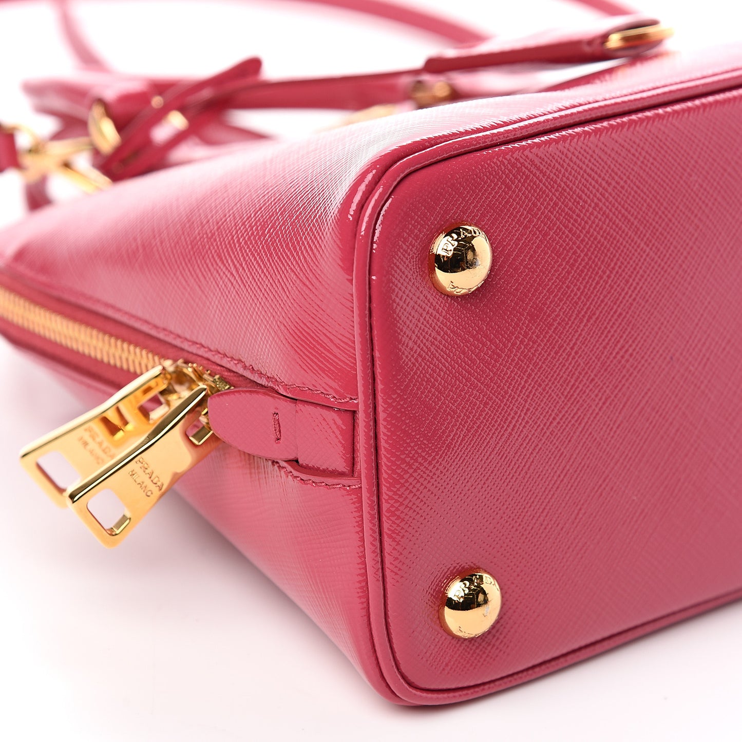 Saffiano Vernice Mini Promenade Tote Peonia