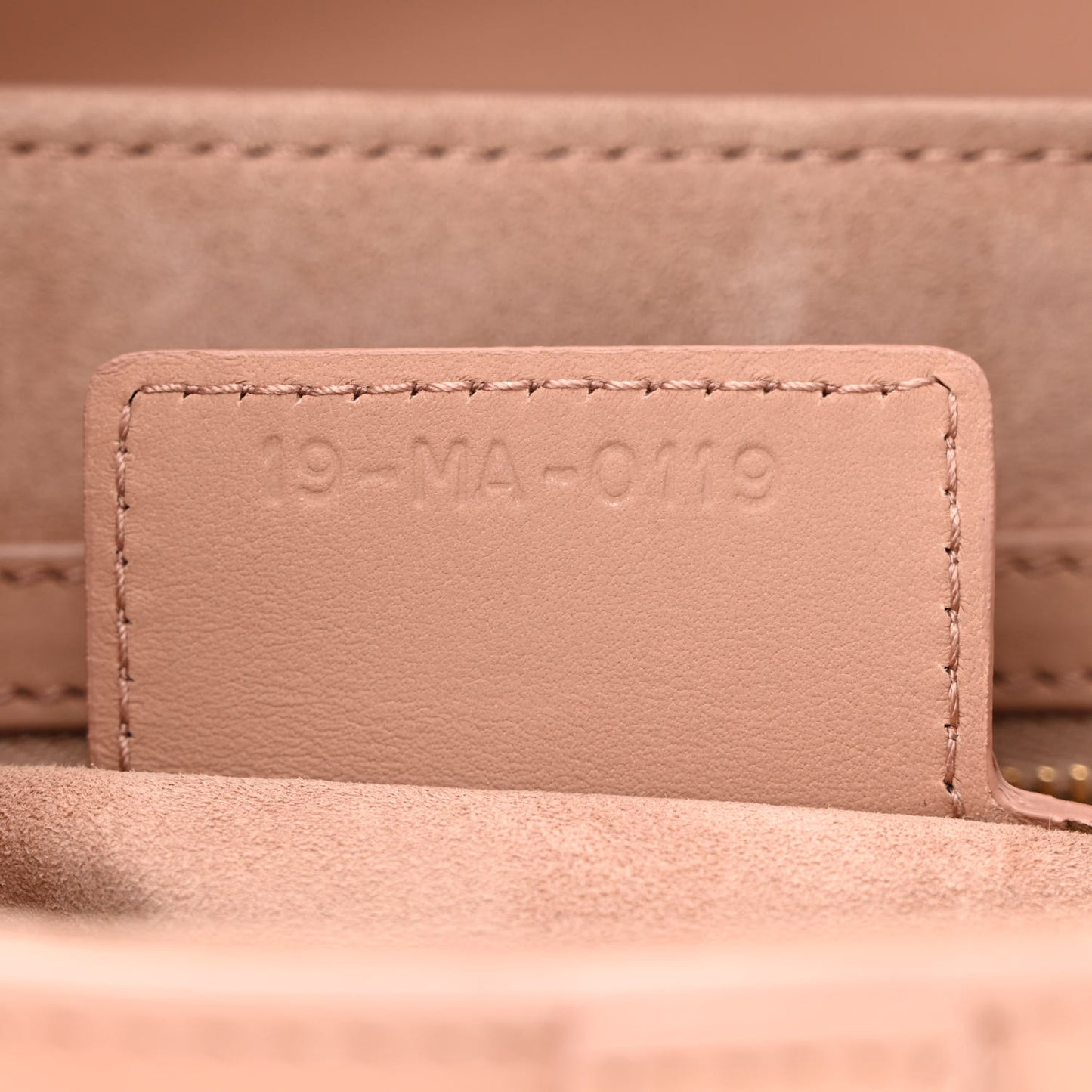 Ultra Matte Calfskin Saddle Bag Blush