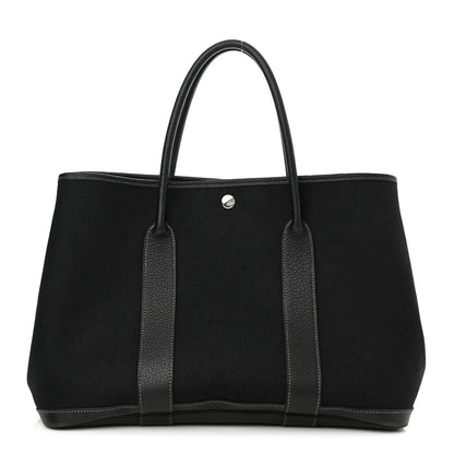Hermes Toile Negonda Garden Party Tote 36 MM Black 1 of 10
