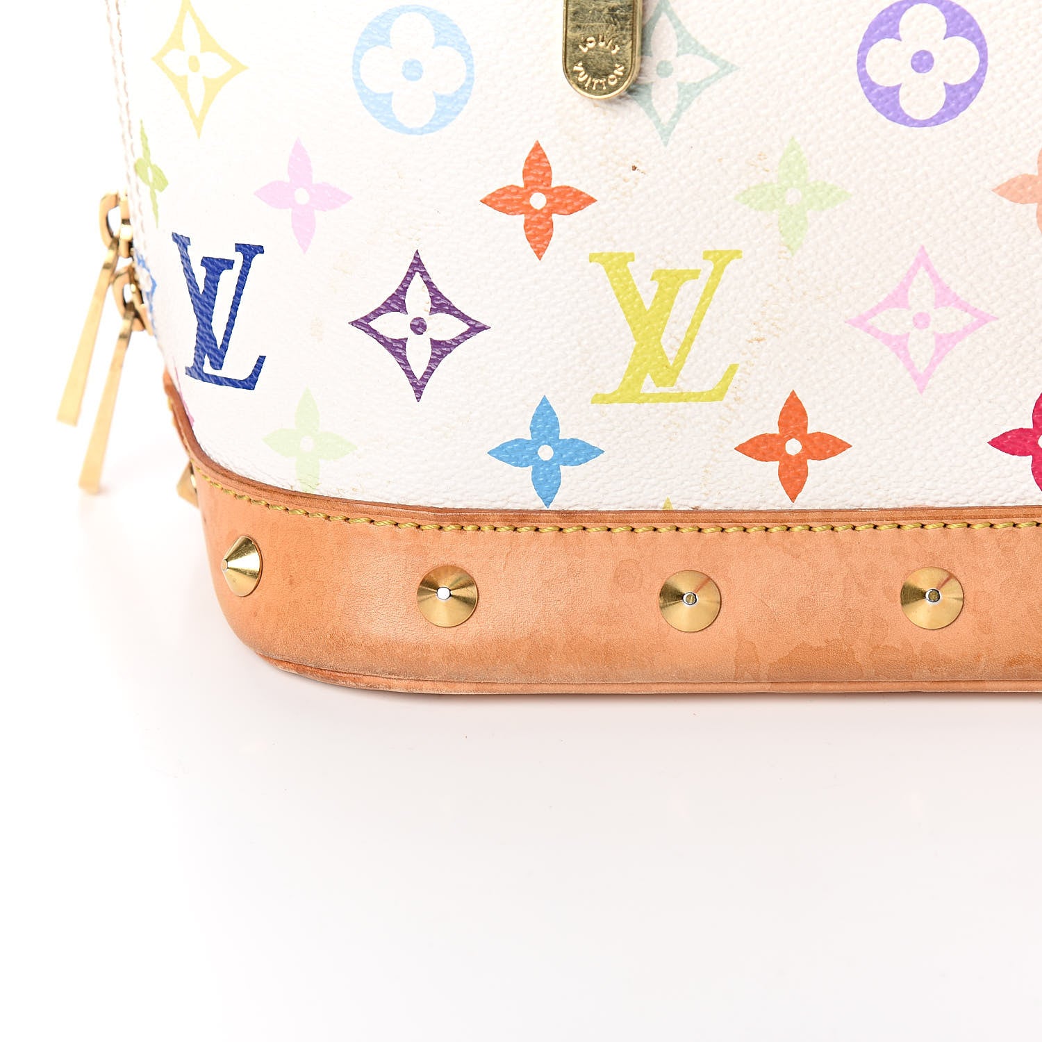 Louis Vuitton Monogram Multicolor Alma White 15 of 16