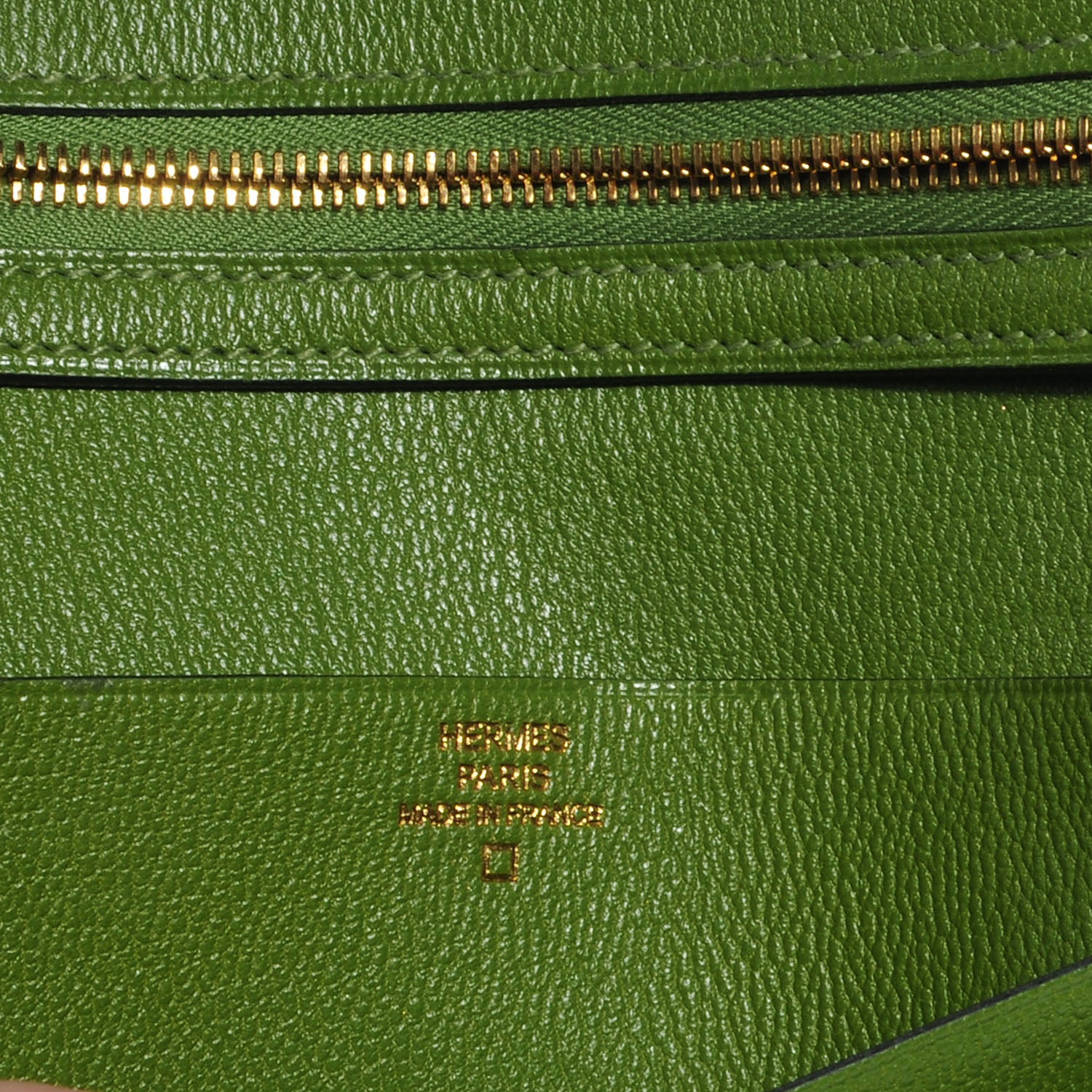 Hermes Alligator Bearn H Wallet Vert Benghal 7 of 8