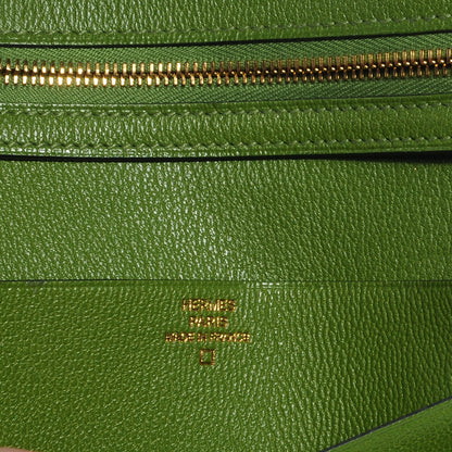 Hermes Alligator Bearn H Wallet Vert Benghal 7 of 8