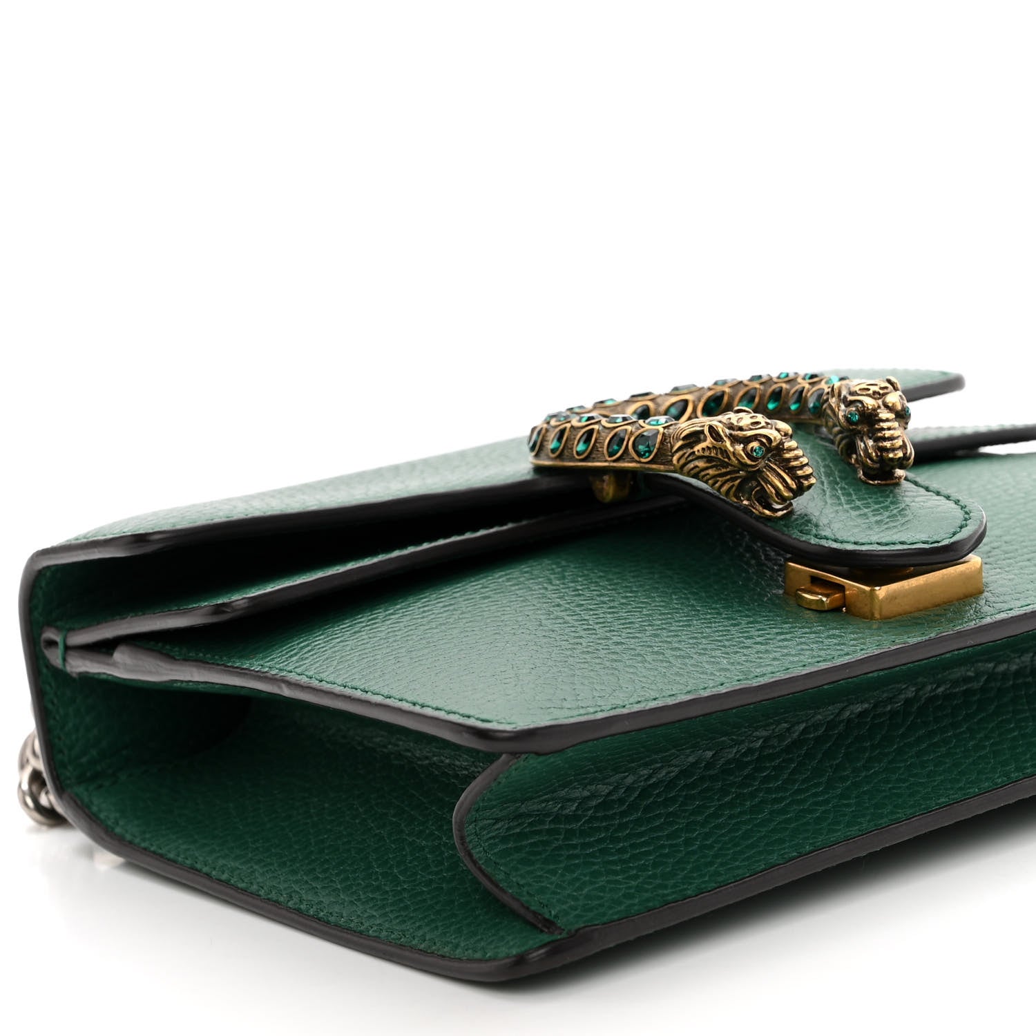 Gucci Calfskin Mini Dionysus Shoulder Bag Emerald 9 of 10