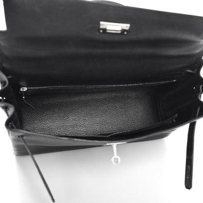 Hermes Epsom Kelly Retourne 32 Black 6 of 36