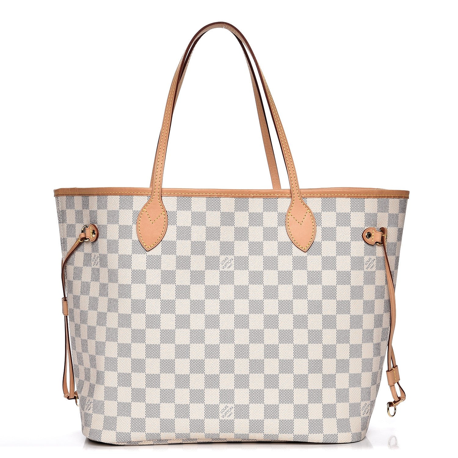 Louis Vuitton Damier Azur Neo Neverfull MM Rose Ballerine 3 of 8