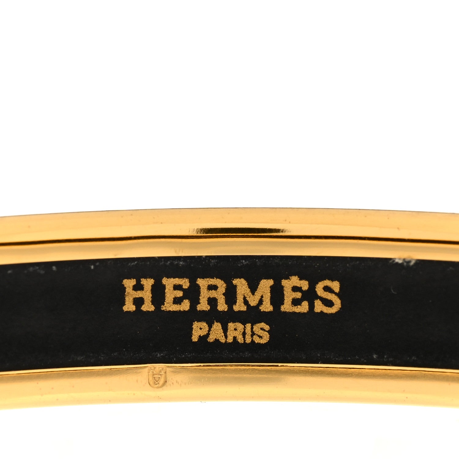 Hermes Enamel Printed Narrow Bracelet 70 4 of 5