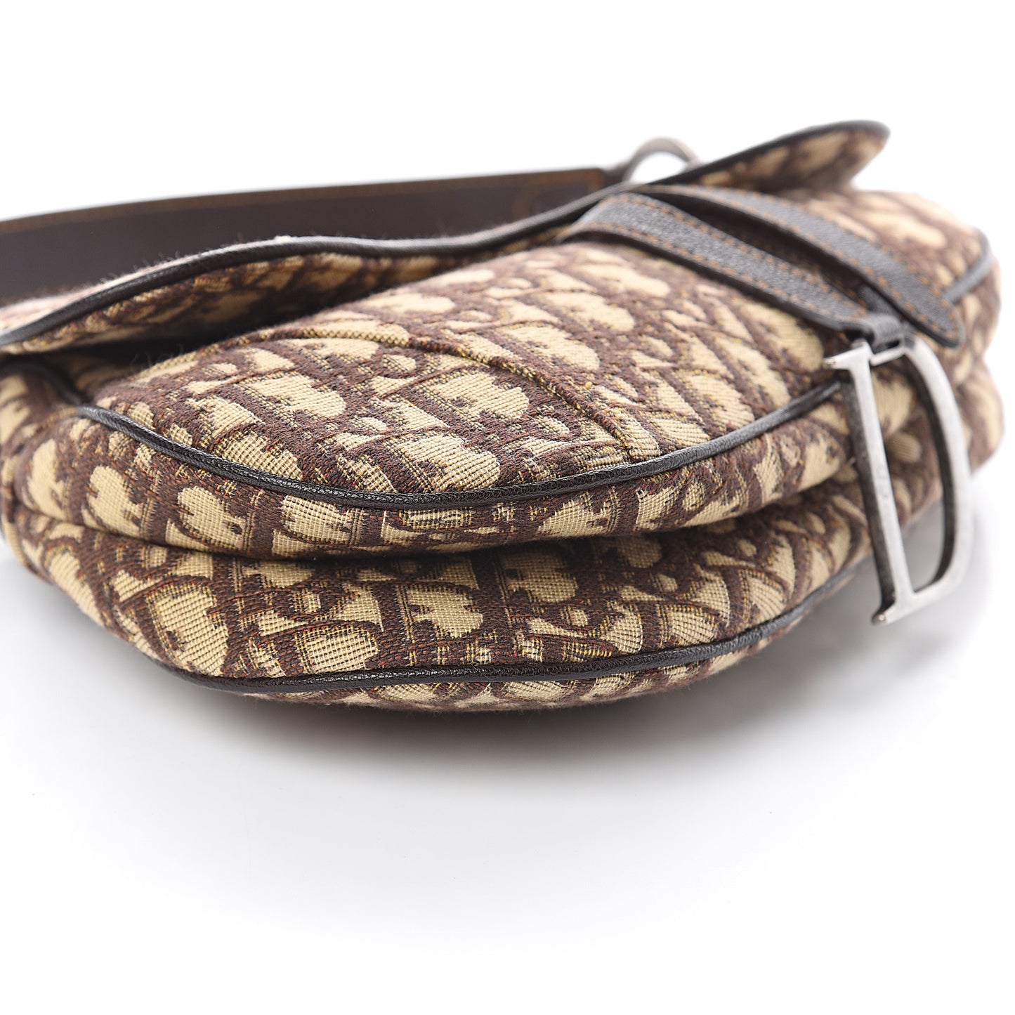 Monogram Saddle Bag Brown