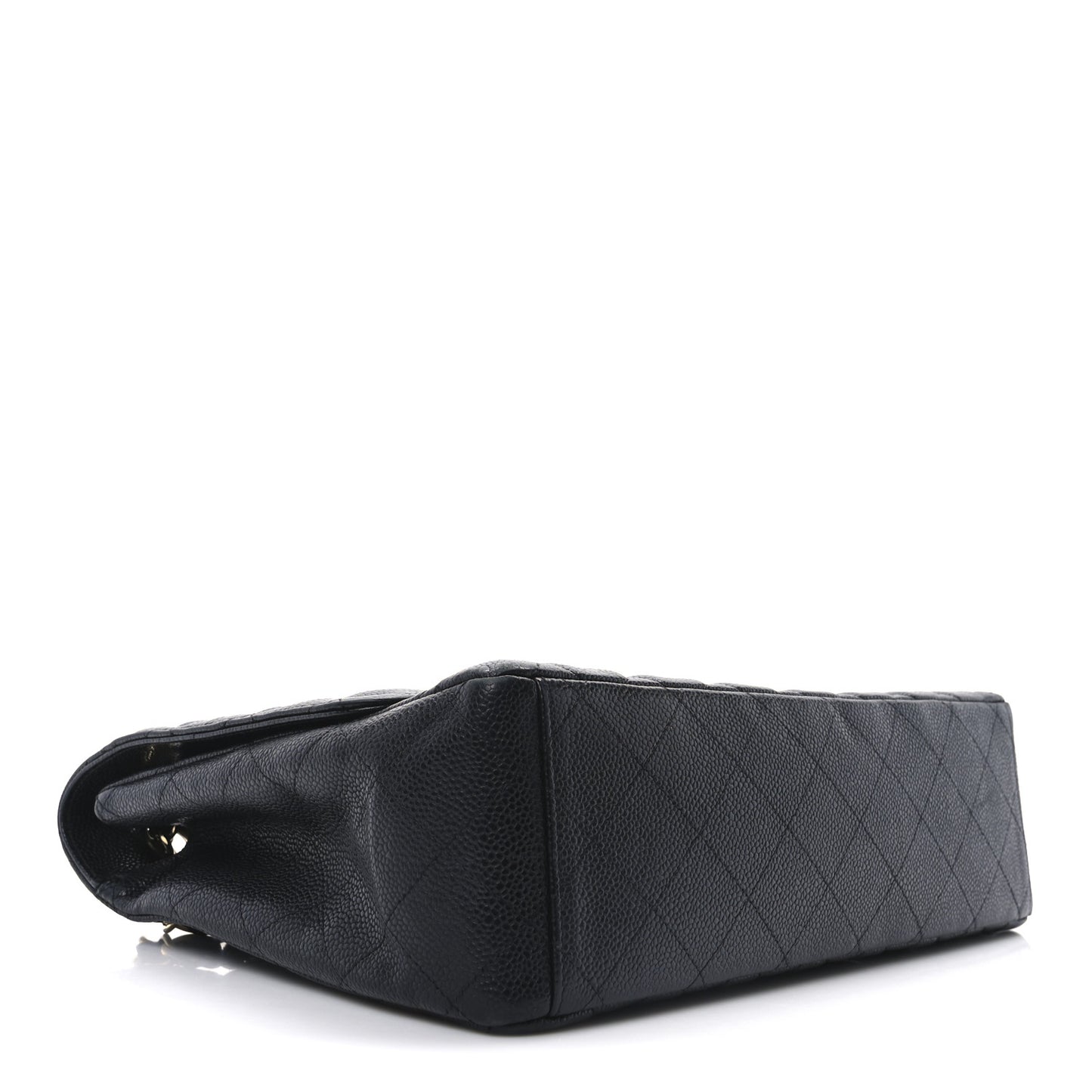 Caviar Quilted Maxi Single Flap Black