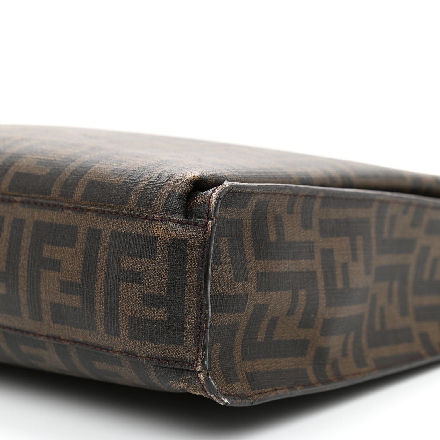 Fendi Zucca Spalmati Messenger Bag Tobacco 7 of 8