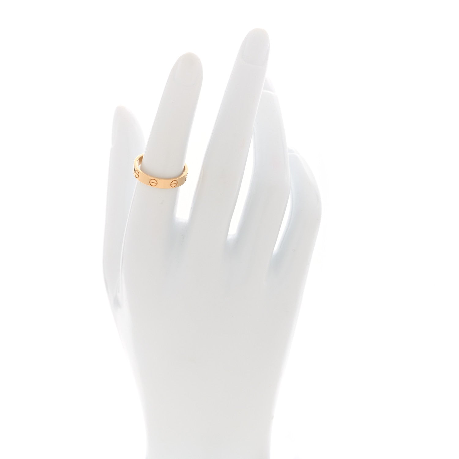Cartier 18K Yellow Gold 3.5mm LOVE Wedding Band Ring 52 6 2 of 5
