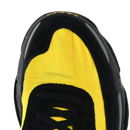 Balenciaga Nylon Suede Mens Triple S 2.0 Sneakers 45 Black Jaune Gris 12 of 13