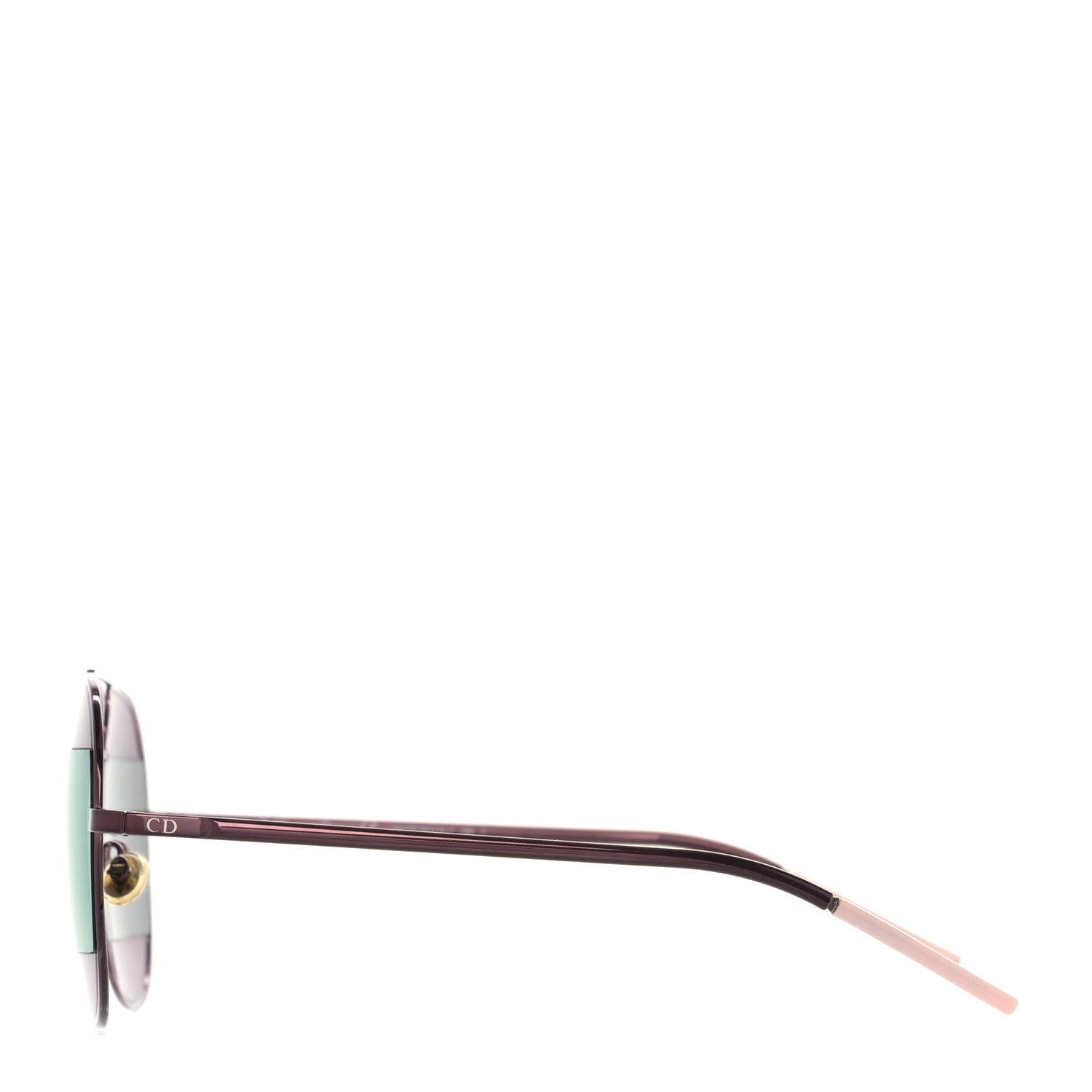 Christian Dior Metal Split 1 Aviator Sunglasses Purple 2 of 7