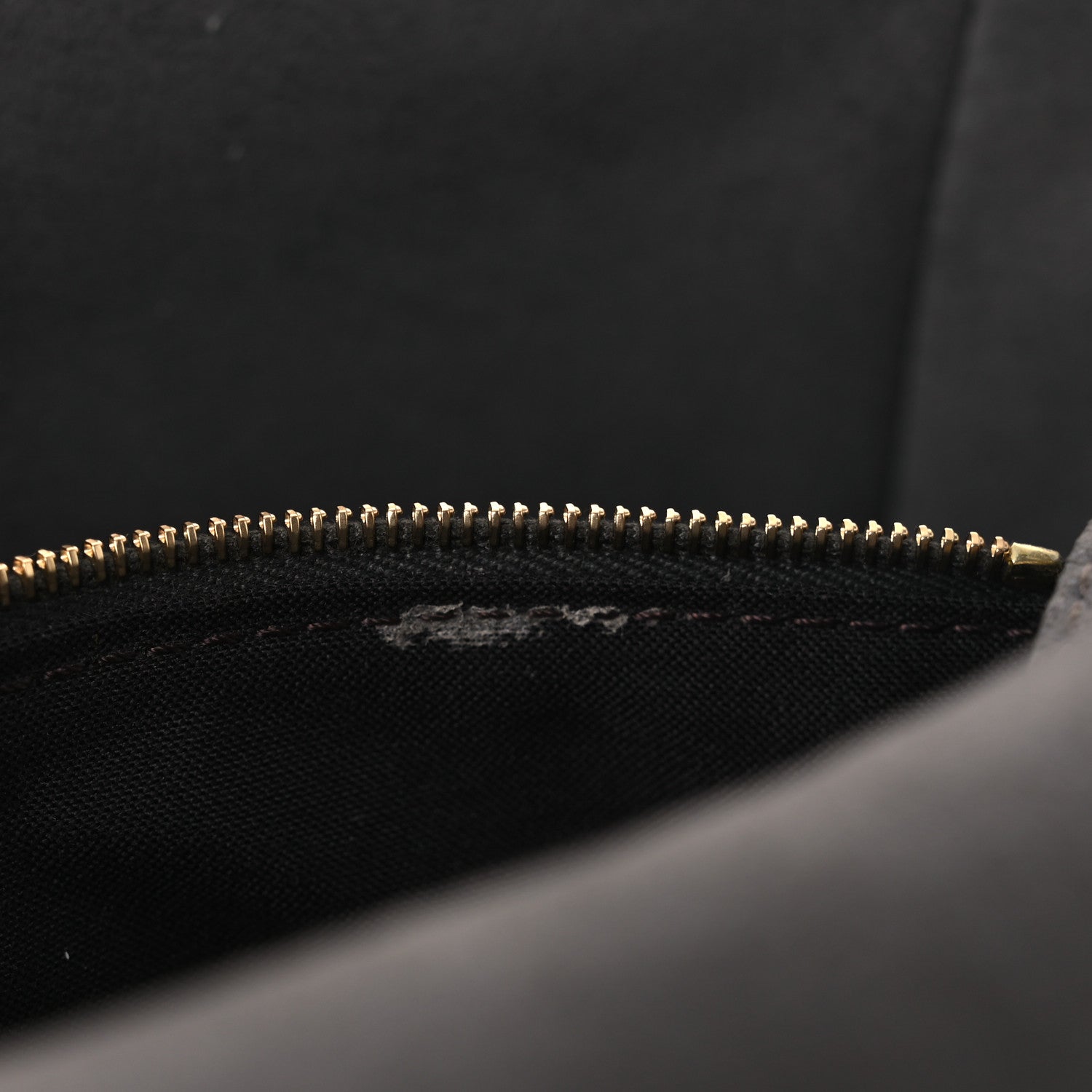 Fendi Chenille FF Embroidered Baguette Antracite Asfalto 12 of 13