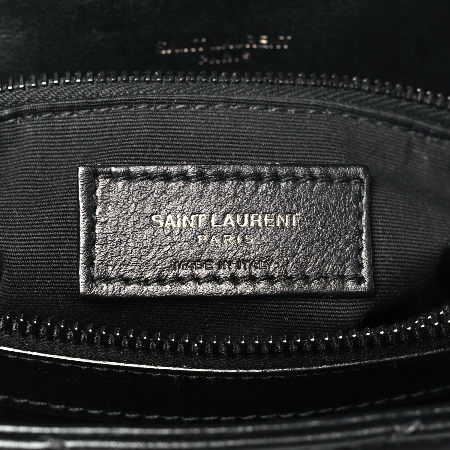 Saint Laurent Calfskin Y Quilted Monogram Monochrome Medium Loulou Chain Satchel Black 6 of 9