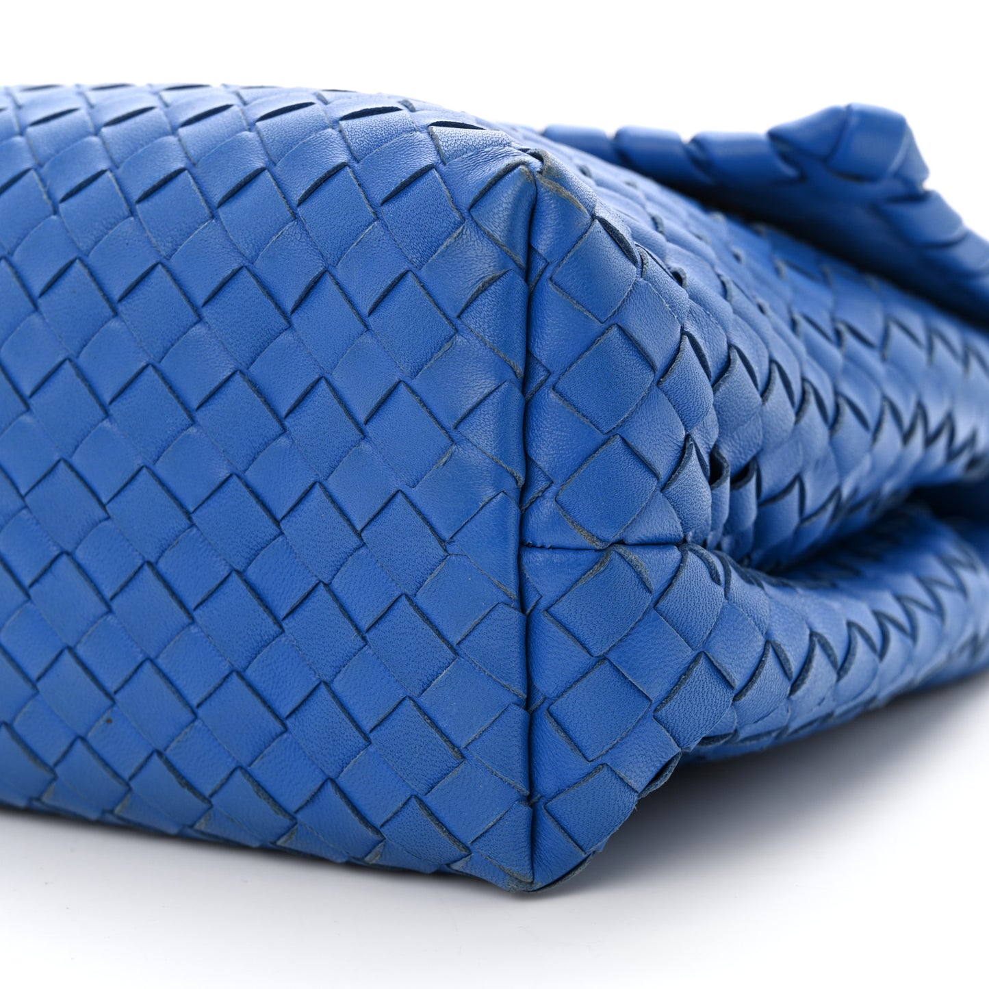 Nappa Intrecciato Large Olimpia Bag Blue