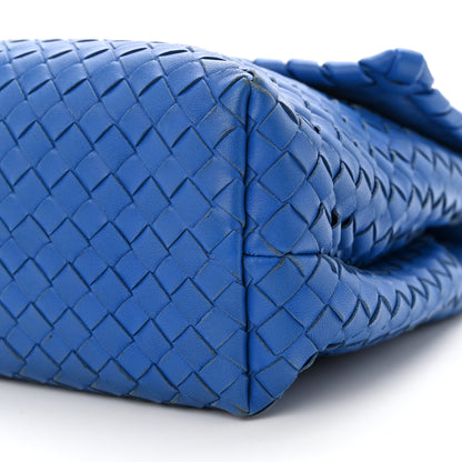Bottega Veneta Nappa Intrecciato Large Olimpia Bag Blue 10 of 13