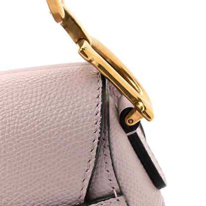 Christian Dior Grained Calfskin Mini Saddle Bag Light Pink 13 of 14