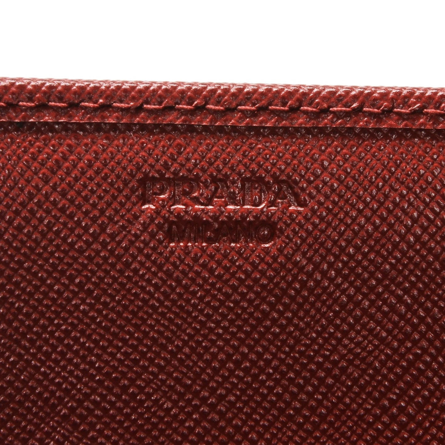 Saffiano Metal Continental Flap Wallet Fuoco