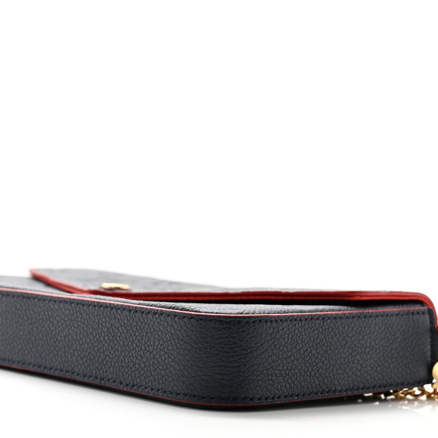 Empreinte Pochette Felicie Chain Wallet Marine Rouge
