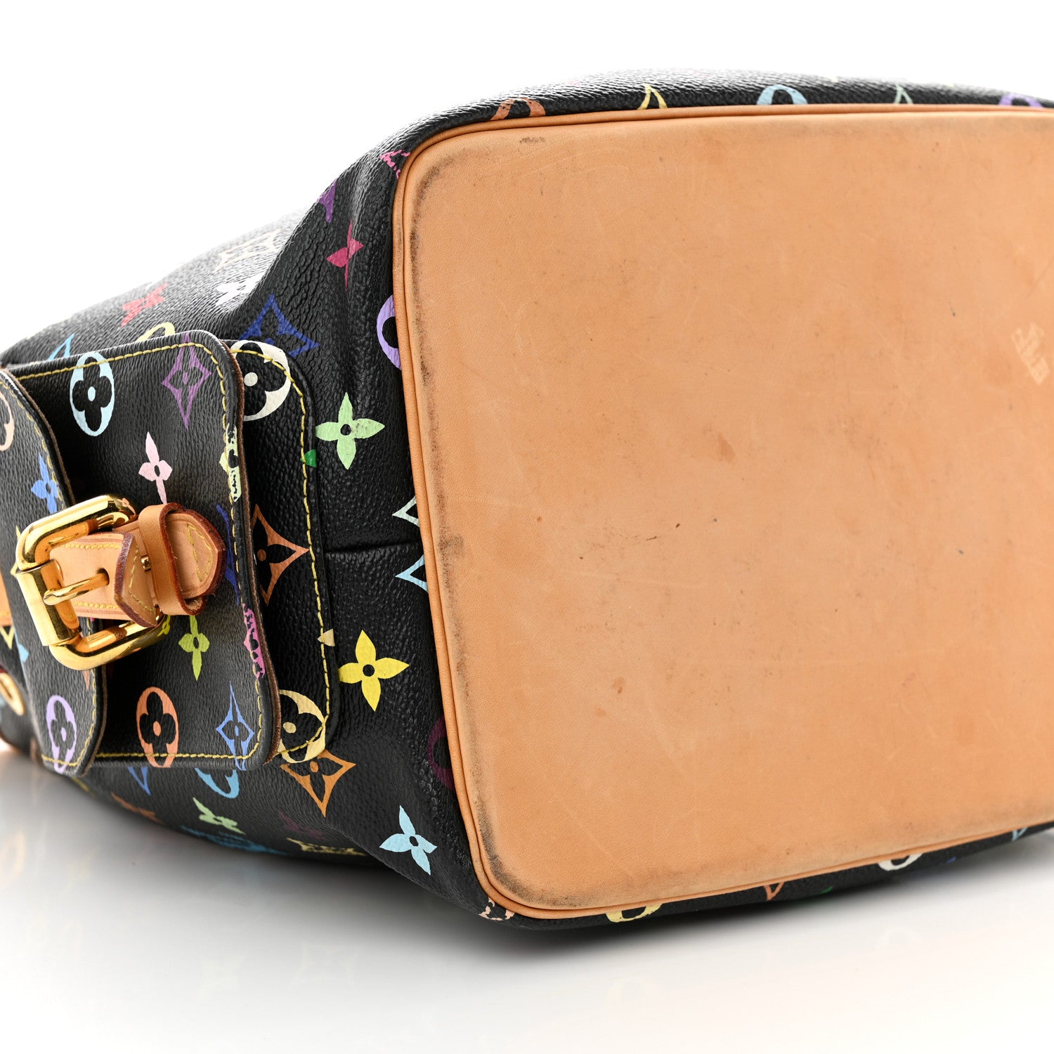 Louis Vuitton Monogram Multicolor Petit Noe Black 8 of 13