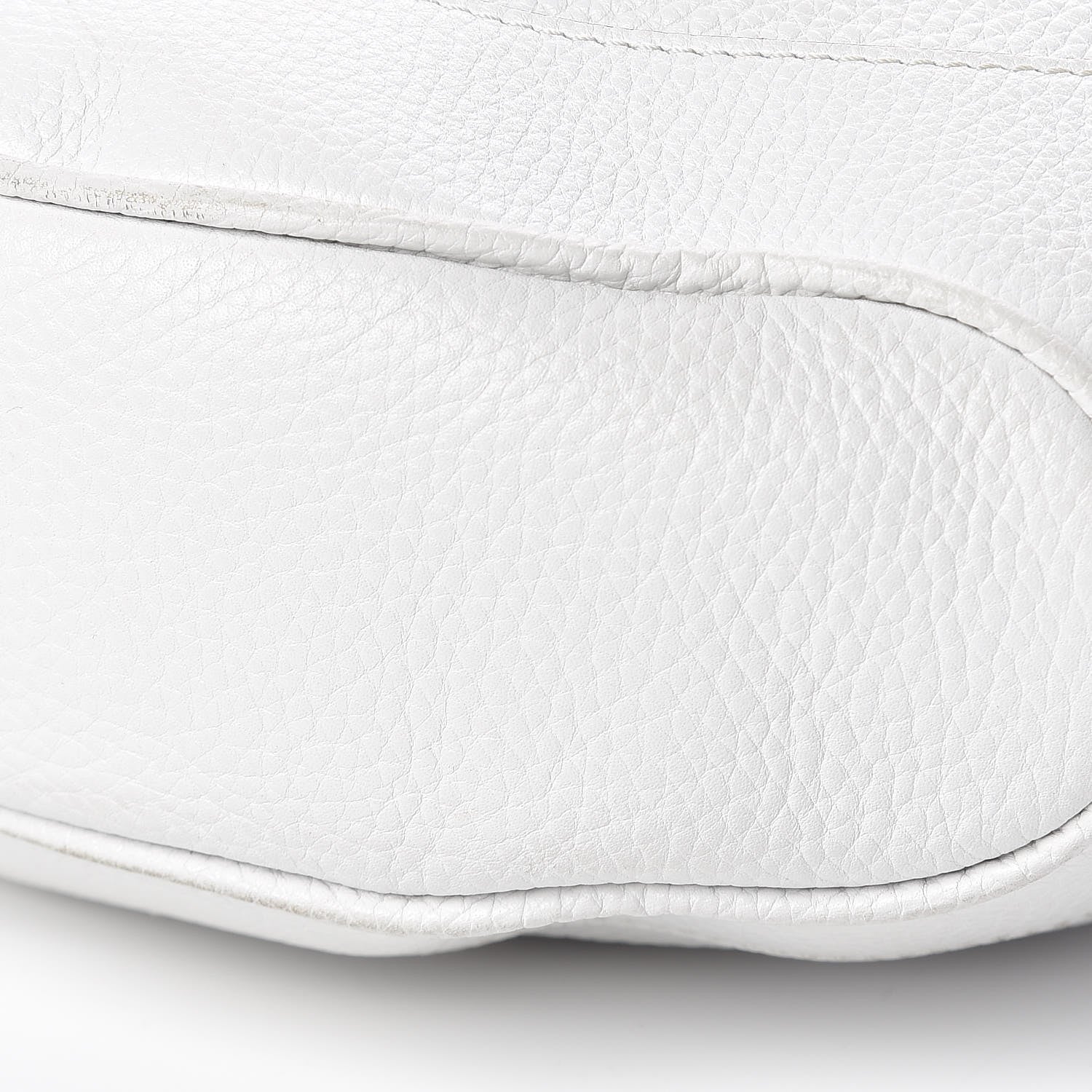 Versace Calfskin Hobo White 10 of 15