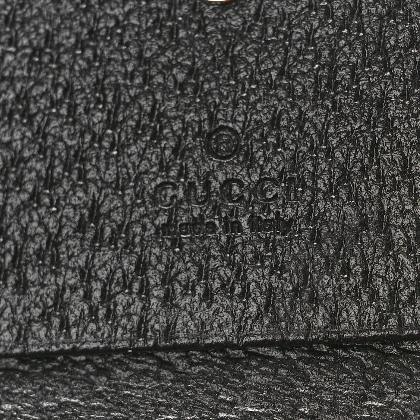 Wonka Grain Calfskin Diana Card Case Wallet Black