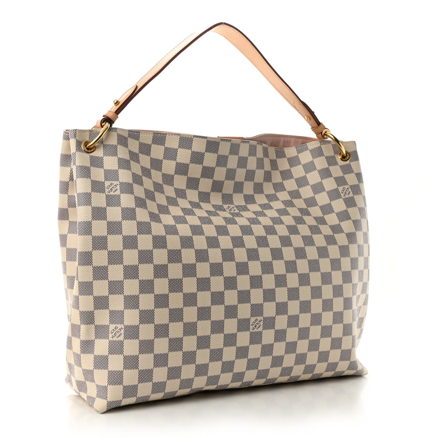 Damier Azur Graceful MM Rose Ballerine