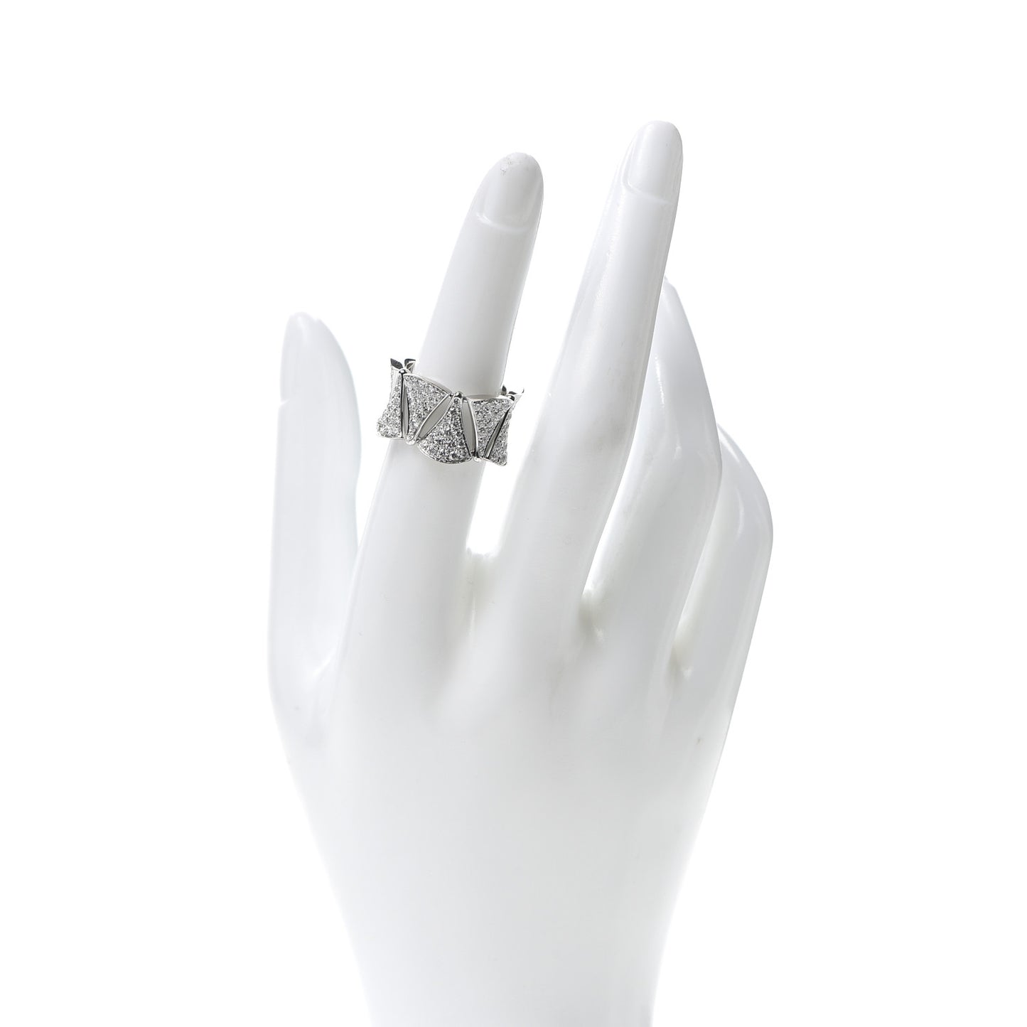 18K White Gold Diamond 2.14ctw Divas' Dream Ring 52 6