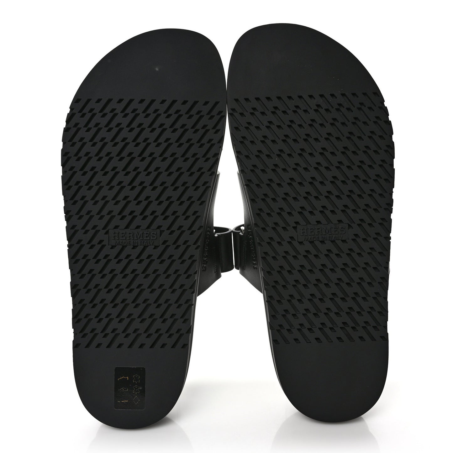 Calfskin Mens Chypre Sandals 42.5 Black