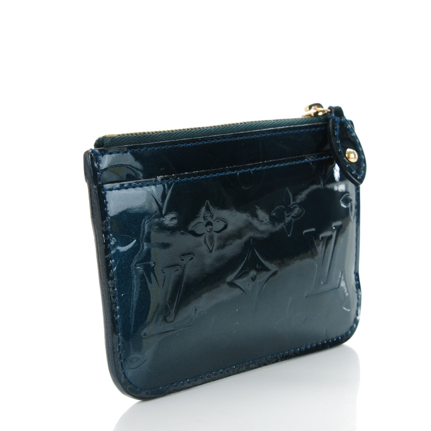 Louis Vuitton Vernis Key Pouch Blue Nuit 3 of 6