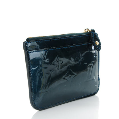 Louis Vuitton Vernis Key Pouch Blue Nuit 3 of 6